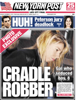 דוגמנית בת 29 פיתתה ילד שחור בן 8. סקס מטורף, 20 שנות מאסר